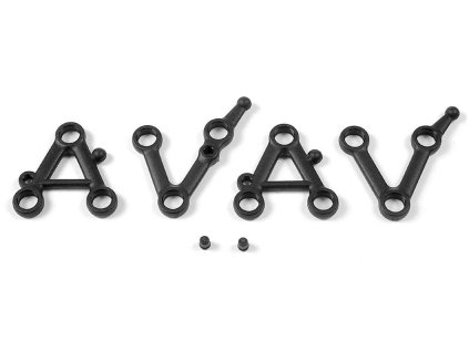 SET OF SUSPENSION ARMS, LOWER + UPPER (2+1+1) --- Replaced with #382101