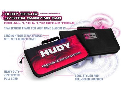 HUDY SET-UP BAG FOR 1/10 TC CARS - EXCLUSIVE EDITION - CUSTOM NAME