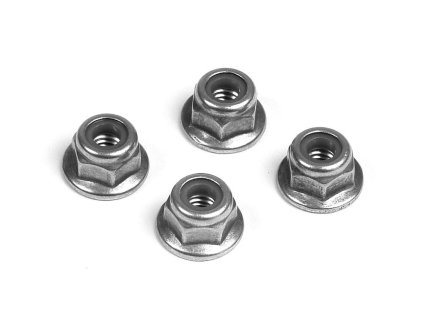 nut m4 with flange 10