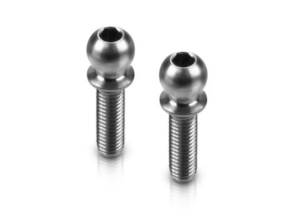 hudy titanium ball stud d 5 4 l 10 s 4 5 2mm hex 2