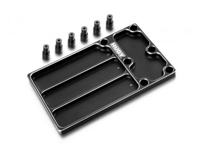 HUDY ALU TRAY FOR 1/8 OFF-ROAD DIFF ASSEMBLY