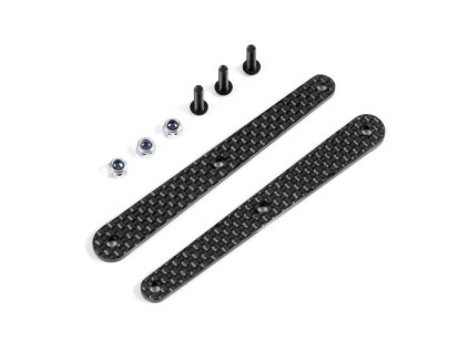 graphite insert for short rear composite brace set