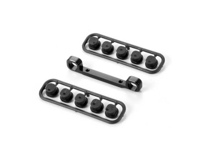 xb8 alu front upper arm holder 6mm swiss 7075 t6