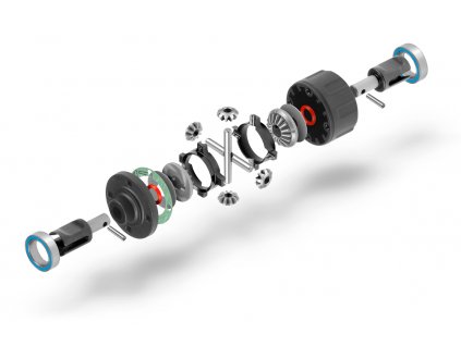 xray xb4 active differential front rear set