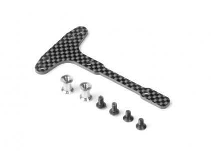 GRAPHITE CHASSIS T-BRACE - FRONT - SET