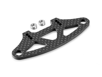graphite bumper upper holder for adjustable body mounts 2 5mm