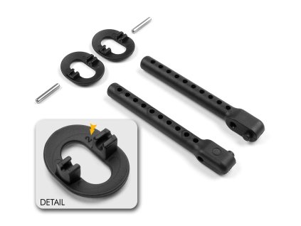 rear body mount set 2mm height