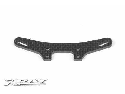 t4 shock tower front 3 0mm graphite