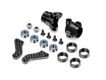 alu steering blocks with graphite extension plates set
