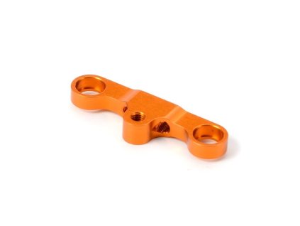 alu steering plate 8 5mm for dual servo saver orange v2