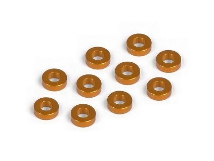 alu shim 3x6x2 0mm orange 10
