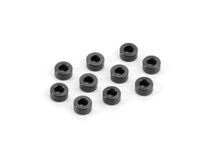 alu shim 3x6x3 0mm black 10
