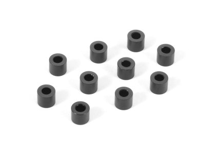 alu shim 3x6x5 0mm black 10