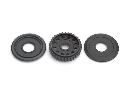 DIFF PULLEY 34T WITH LABYRINTH DUST COVERS