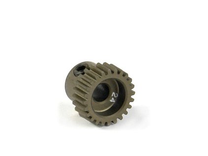 NARROW ALU PINION GEAR - HARD COATED 24T / 64