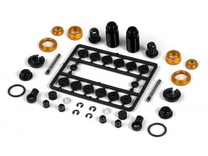 XRAY ALU SHOCK ABSORBER-SET - ORANGE (2)