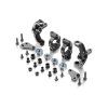 Alu Steering Blocks 7 C hubs Set