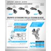 362274 & 362275 Graphite Extension for Alu Steering Block 1 & 3 Dot hl...