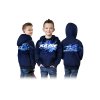 xray junior sweater hooded with zipper blue xxl