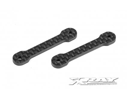 X10 GRAPHITE 2.5MM MOUNTING PLATE RISERS (2)