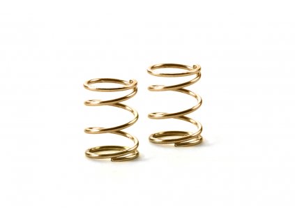 SPRING 4.25 COILS 3.6x6x0.4MM; C=1.5 - GOLD (SOFT) (2)