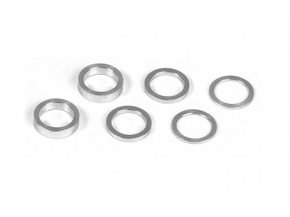 SET OF ALU SHIMS 6.37x8.4MM (0.5MM, 1.0MM, 2.0MM)