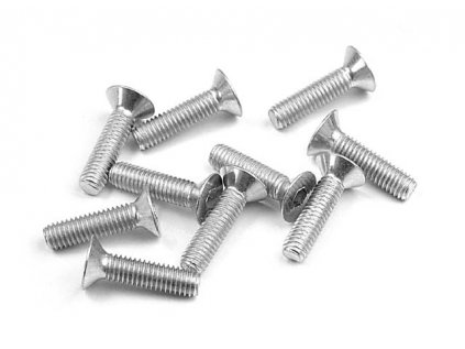 HEX SCREW SFH M3x12 - SILVER  (10)