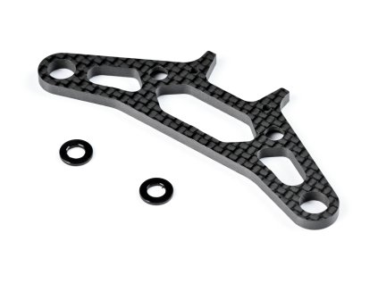 X4 CARBON UPPER HOLDER FOR BUMPER FOR UNI BULKHEADS