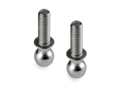 BALL END 4.9MM WITH 9MM THREAD - HUDY SPRING STEEL™ (2)