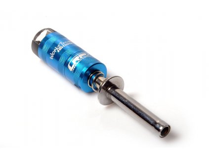 Aluminum glow plug with meter (blue) without battery