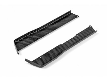 XB4'22 CARBON FIBER CHASSIS SIDE GUARD L+R