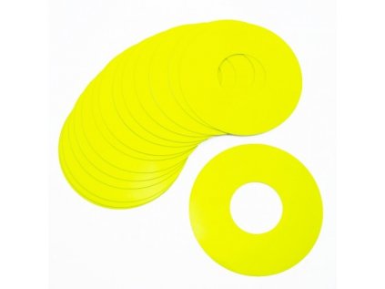 1/8 BUGGY yellow disc stickers, 20 pcs.