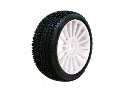 1/8 KILLER SPORT tires glued tires, white discs, 2 pcs.