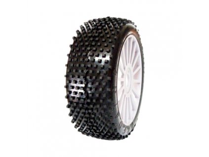 1/8 PREDATOR SPORT tires glued tires, white discs, 2 pcs.