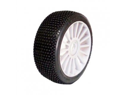 1/8 RICKY SPORT tires glued tires, white discs, 2 pcs.