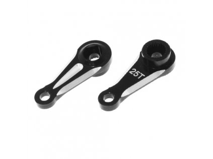 Aluminum lever single arm 20mm, black, for Futaba/Savox/Power HD/Orion/ACE 1 pc.