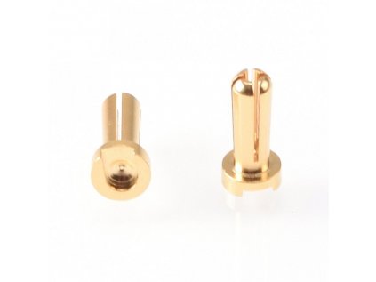 G4 gold connectors, 2 pcs.
