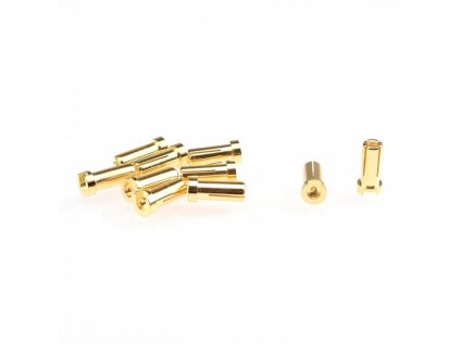G5 gold connectors 14mm, 10 pcs.
