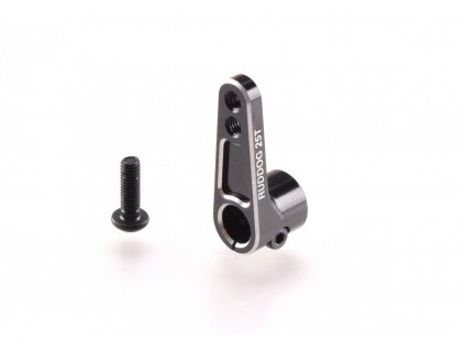 Aluminum servo offset lever 25 teeth, black