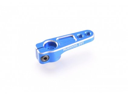 Aluminum servo lever 25 teeth, blue