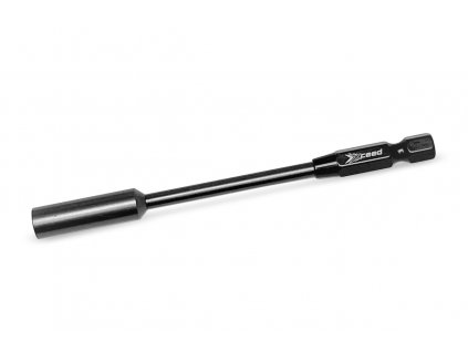 Handle for cordless screwdriver - socket wrench 5.5 x 100mm - black titanium