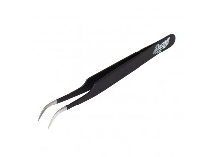 Curved tweezers - Black