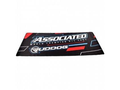 RUDDOG/ASSOCIATED - work mat 1110x500mm, black/white/blue/red