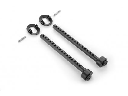 COMPOSITE FRONT ECCENTRIC 6MM BODY MOUNT SET +2MM HEIGHT