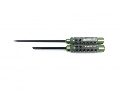 Screwdrivers - flat - ALU version SET: 4.0 & 5.8mm, 2 pcs. (HSS type)