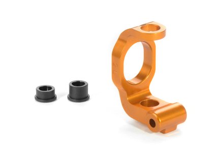 ALU C-HUB FRONT BLOCK, LEFT - 2° DEG. - ORANGE