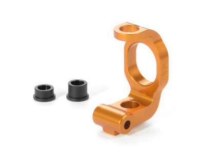 ALU C-HUB FRONT BLOCK, RIGHT - 6° DEG. - ORANGE