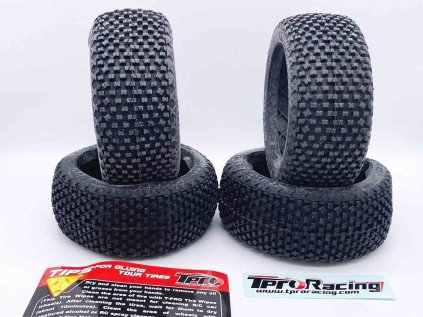 TPRO 1/8 OffRoad Racing rubber MEGABLOCK - ZR Medium T2 mixture 4 pcs.