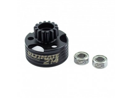 Ventilated clutch drum Z14 teeth including two ball bearings