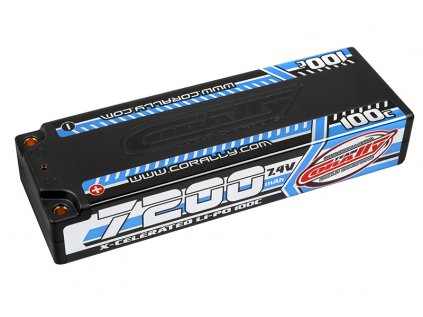 X-CELERATED 100C LiPo Stick Hardcase-7200mAh-7.4V-G4 (51.80Wh)